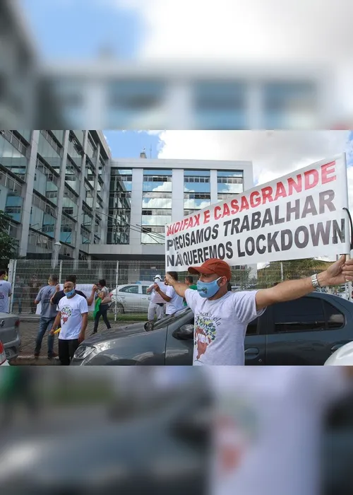 Imagem ilustrativa da imagem Lojistas fazem protestos em Vila Velha e na Serra