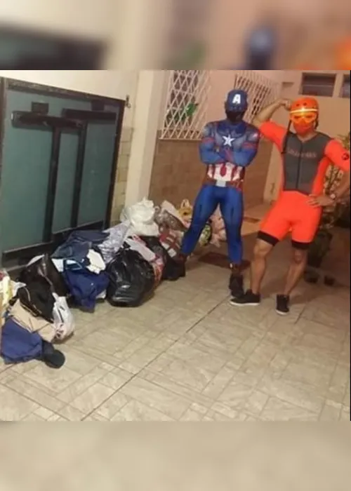 Imagem ilustrativa da imagem Super-heróis recolhem agasalhos pelas ruas de Vitória