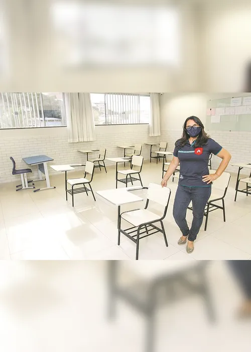 Imagem ilustrativa da imagem Escolas mudam salas para receber alunos