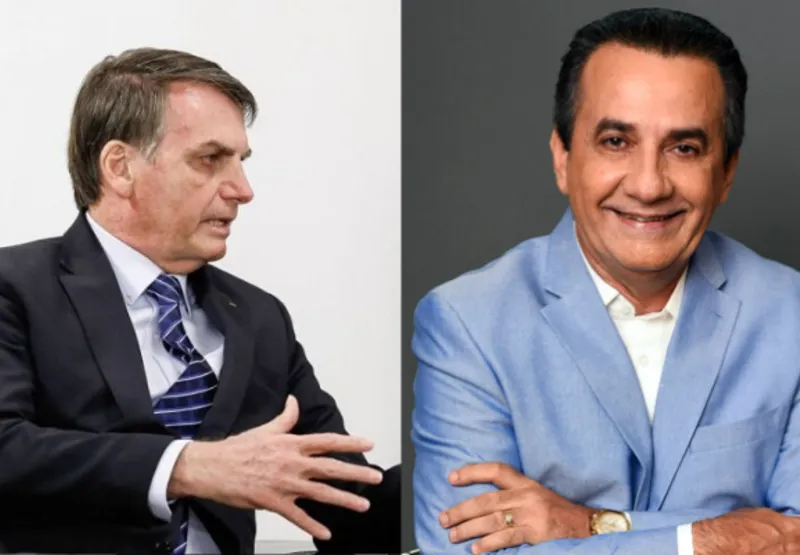 Presidente Jair Bolsonaro e o pastor Silas Malafaia