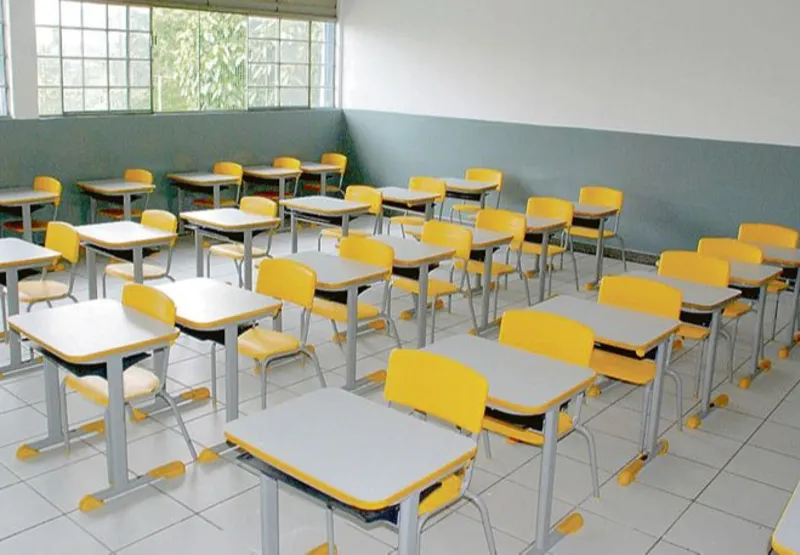 Sala de aula vazia: desconto retroativo ao mês de março vai contemplar 200 mil estudantes no Espírito Santo
