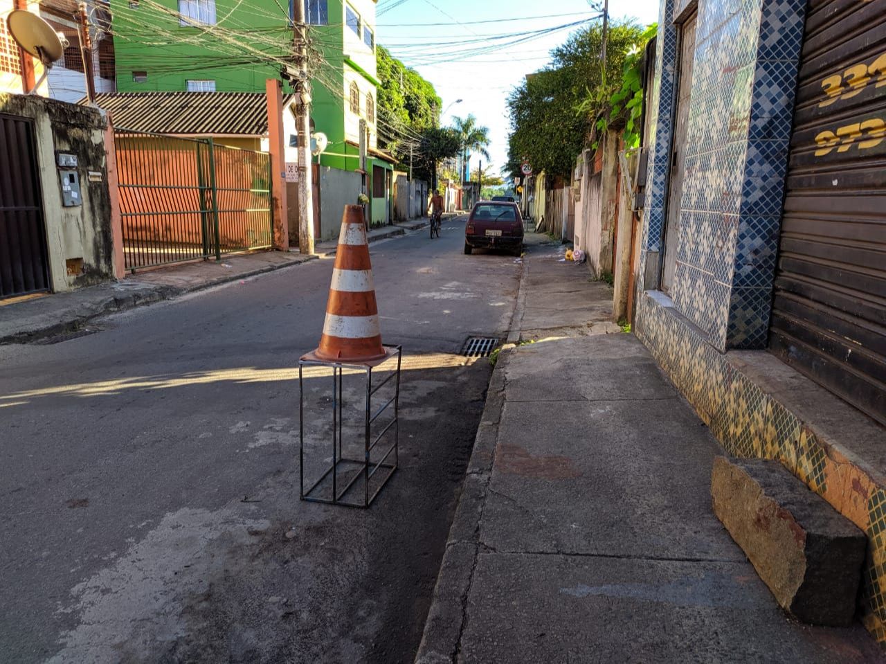 Local onde crime aconteceu (Foto: Júlia Afonso)