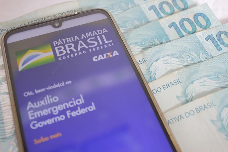 Aplicativo Caixa Tem para pagamento do auxílio emergencial do governo federal (Foto: WILLIAN MOREIRA/FUTURA PRESS/ESTADÃO CONTEÚDO)