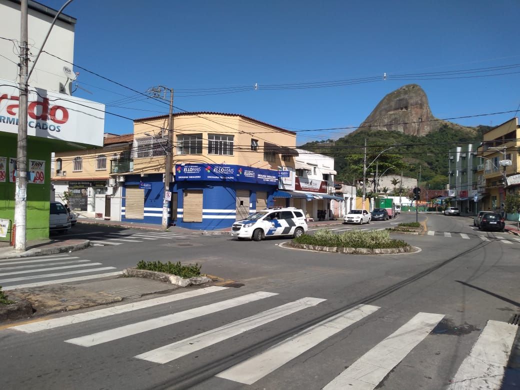 Comércio fechou as portas em Tabuzeiro (Foto: Fábio Nunes/ AT/ 18/06/2020)