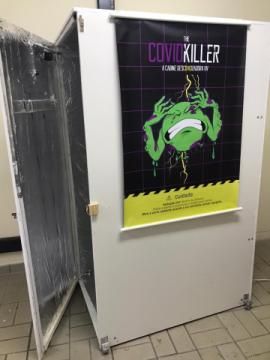 O primeiro protótipo é batizado de Covidkiller (Foto: Ufes/Divulgação)