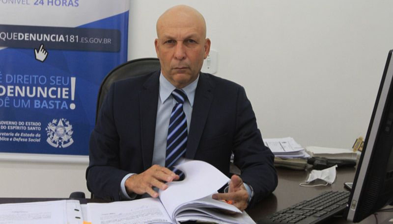 Delegado Márcio Braga diz que idosos evitam denunciar agressão feita pelo filho (Foto: Kadidja Fernandes / AT)