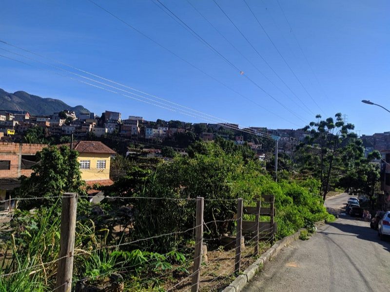 Local onde o crime teria acontecido, em Jardim Tropical, na Serra. (Foto: Júlia Afonso)