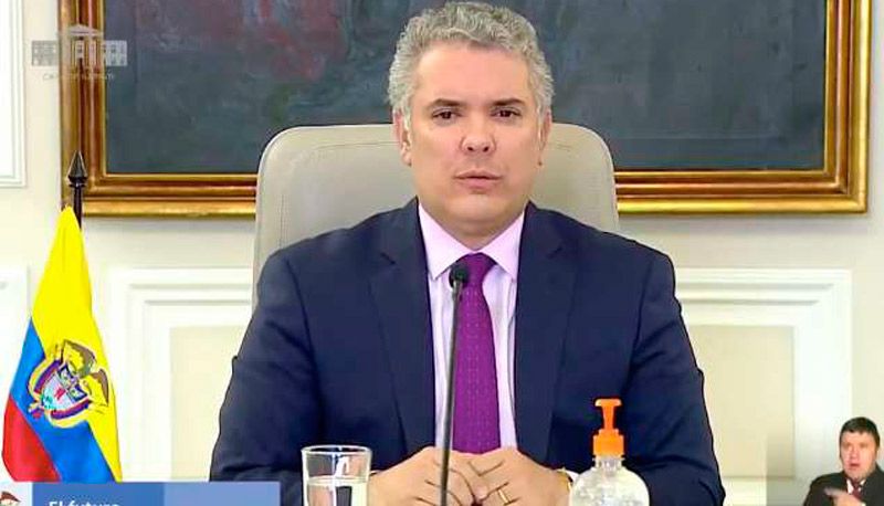 Ivan Duque, presidente da Colômbia (Foto: Reprodução / Youtube)
