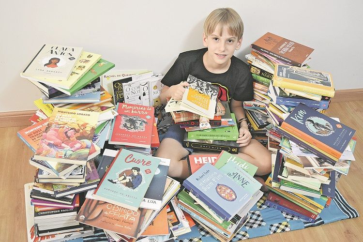 João Paulo: 450 livros lidos (Foto: Reprodução/Acervo Pessoal)