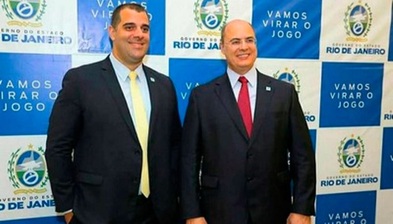 Lucas Tristão e Wilson Witzel (Foto: Divulgação)