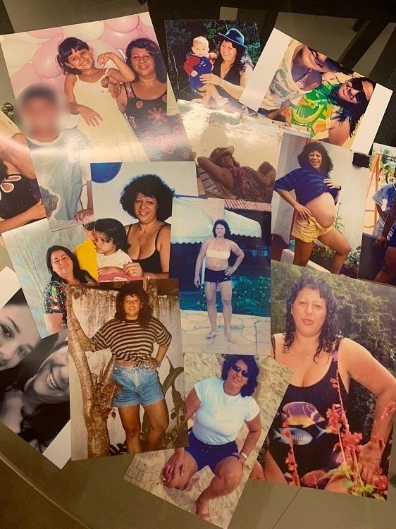 Fotos de Marlene com a família (Foto: Reprodução/Acervo Pessoal)