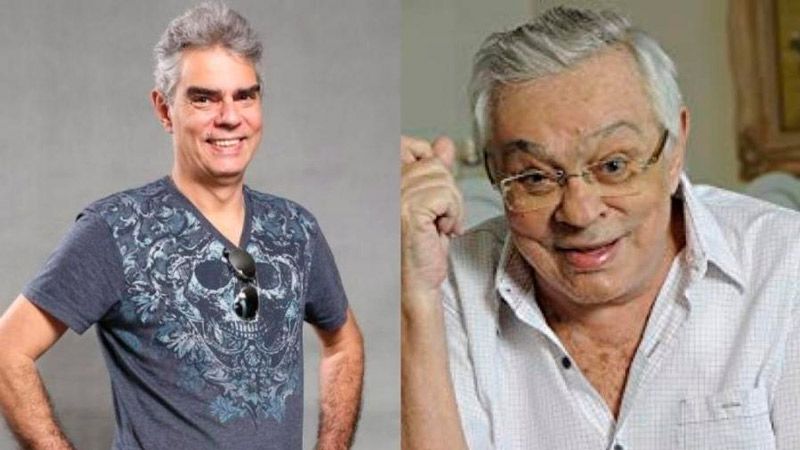 Nizo Neto e Chico Anysio (Foto: Divulgação)