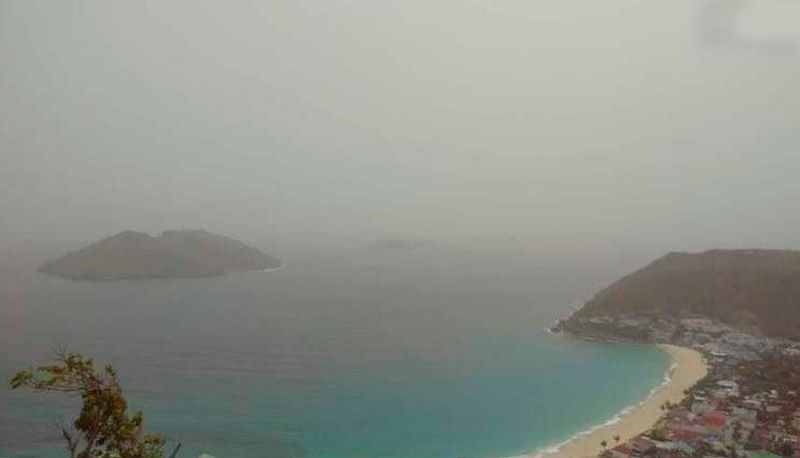 Nuvem de poeira afetou a paisagem nos Estados Unidos (Foto: Reprodução / Twitter)