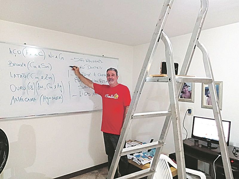 O professor Luiz Antônio Lessa (Foto: Acervo pessoal)