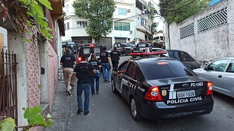 Polícia Civil deflagra 7ª fase da Operação Caim. (Foto: Divulgação/Sesp)