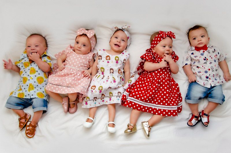 Benício, Laís, Beatriz, Bella e Jayme (Foto: Paula Freire / Divulgação)