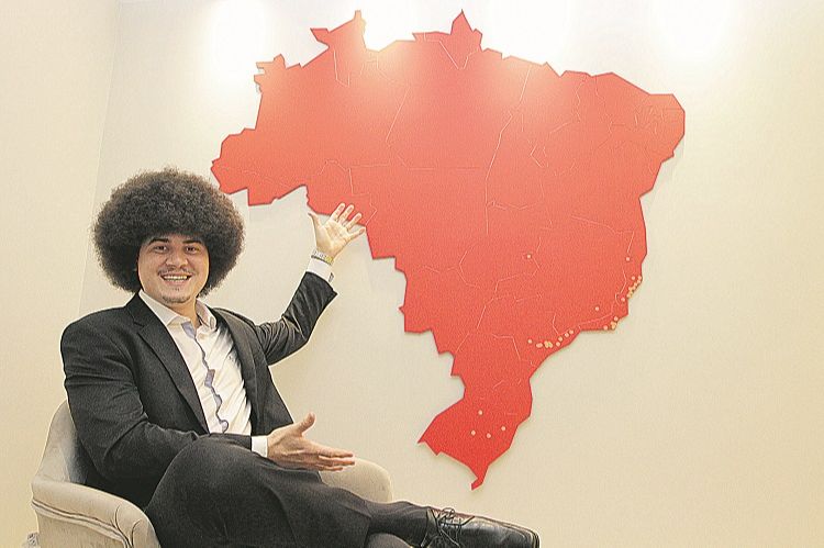 Rafael criou a empresa, 100% capixaba, com amigo de adolescência (Foto: Antonio Moreira/AT - 23/06/2019)