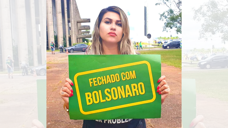 Sara Winter, líder do grupo "300 do Brasil" (Foto: Reprodução/Instagram)