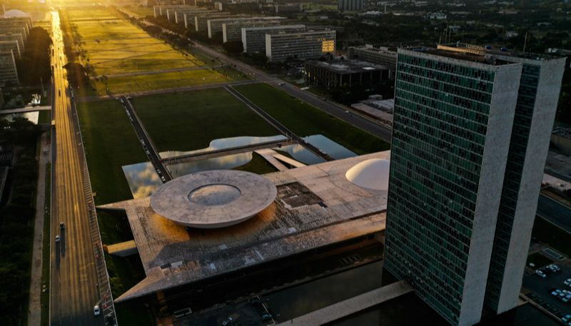 Vista aérea da Esplanada dos Ministérios, em Brasília (Foto: Marcello Casal Jr/ Agência Brasil)