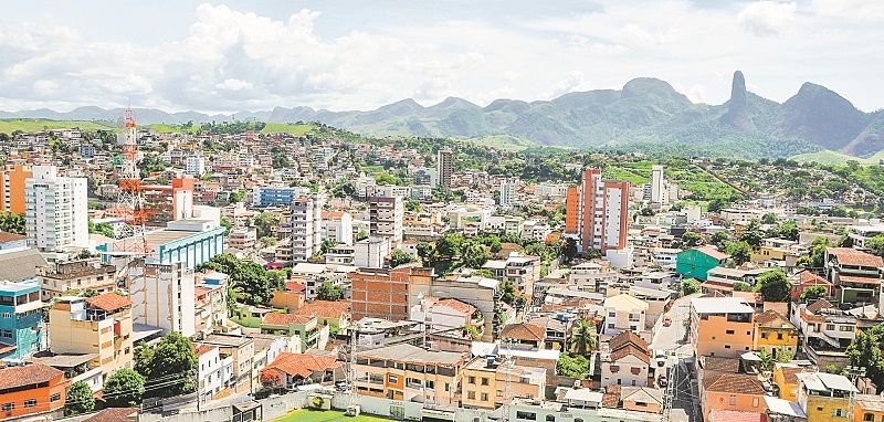 Vista da cidade de Cachoeiro de Itapemirim (Foto: Alessandro de Paula)