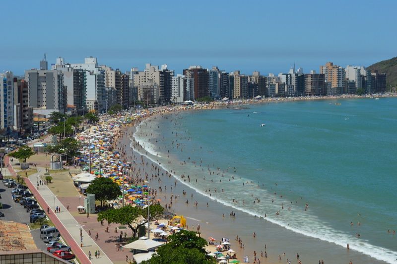 Vista da Praia do Morro, em Guarapari (Foto: Arquivo/AT)