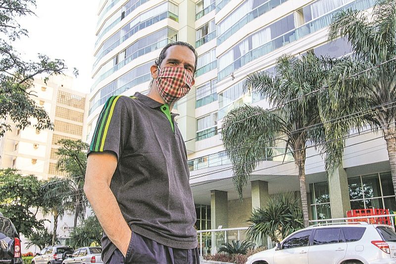Síndico Wolmar José de Andrade Bermute disse que o barulho tem até possibilitado identificar obra irregular. (Foto: Dayana Souza/AT)