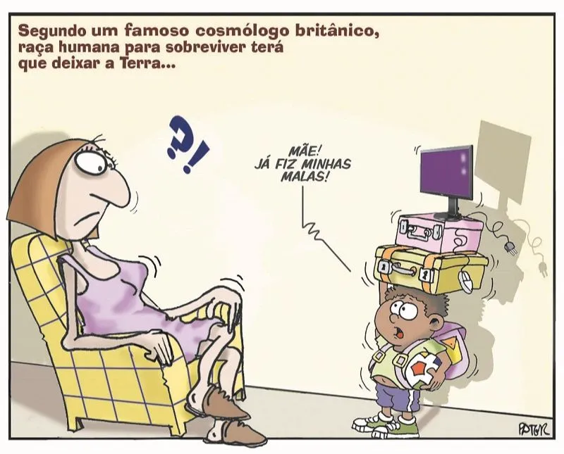 Imagem ilustrativa da imagem Charge do Dia: Em busca da sobrevivência