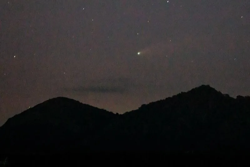 Imagem ilustrativa da imagem Cometa Neowise pode ser visto das regiões Sul e Sudeste do país