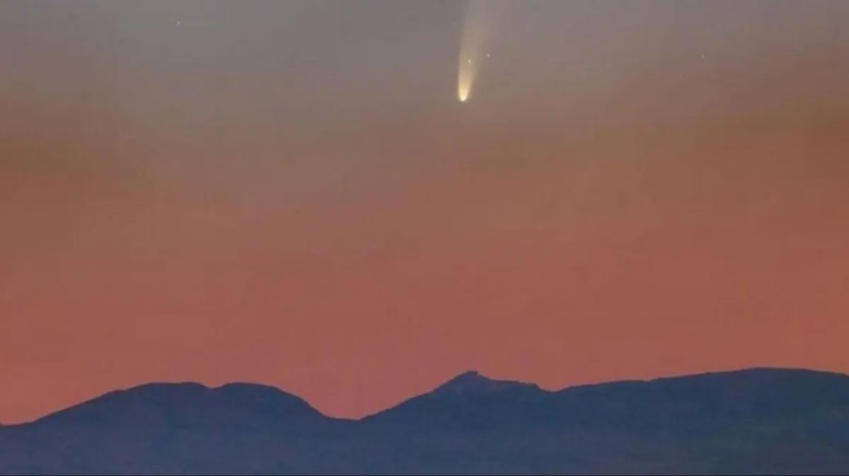 Imagem ilustrativa da imagem Cometa poderá ser visto no céu do Espírito Santo na noite desta quarta-feira