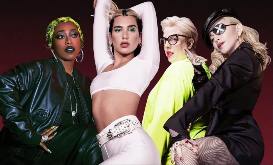Imagem ilustrativa da imagem Dua Lipa anuncia remix de “Levitating” com Madonna, Missy Elliott e The Blessed Madonna