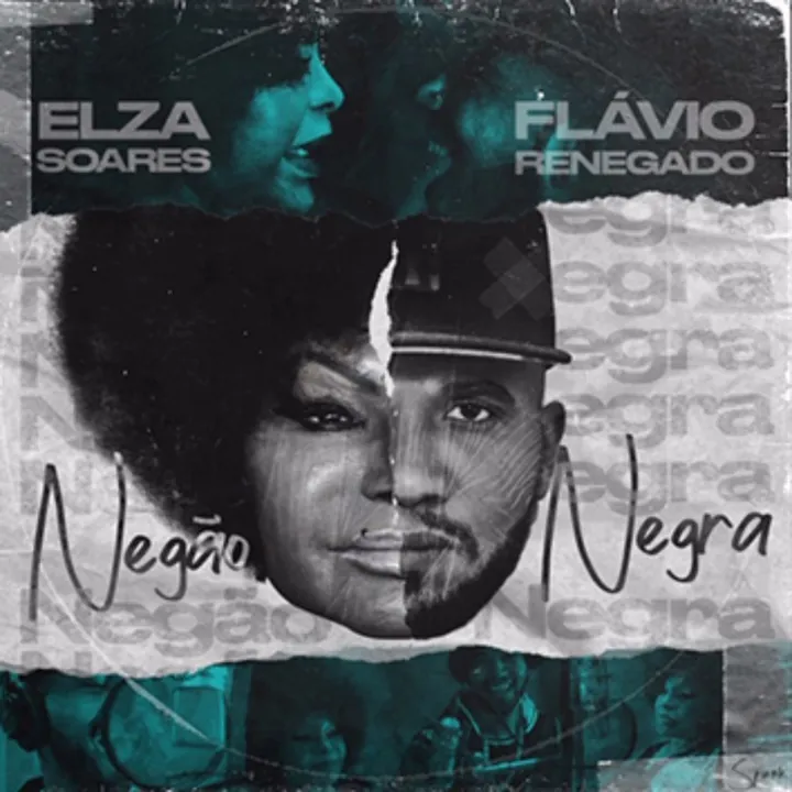 Imagem ilustrativa da imagem Elza Soares e Flávio Renegado fazem manifesto antirracista no clipe de “Negão Negra”