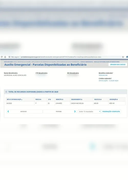 Imagem ilustrativa da imagem Pastor acusado de matar filho e enteado recebeu auxílio emergencial