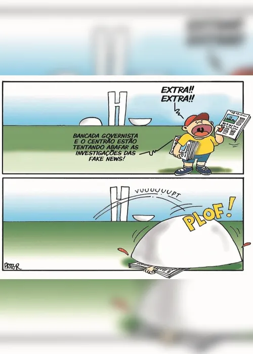 Imagem ilustrativa da imagem Charge do Dia: Investigações de fake news