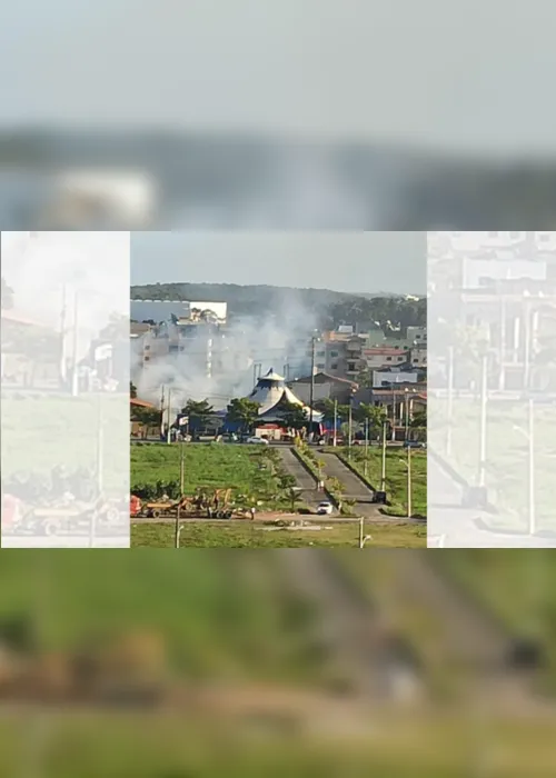 Imagem ilustrativa da imagem VÍDEO | Trailer de circo pega fogo em Vila Velha