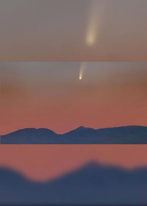 Imagem ilustrativa da imagem Cometa poderá ser visto no céu do Espírito Santo na noite desta quarta-feira