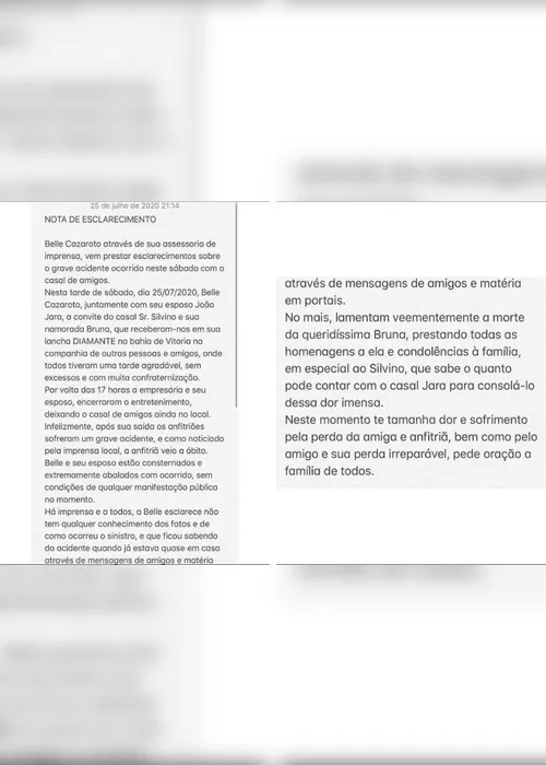 
          Imagem ilustrativa da imagem “Era minha princesinha, estava na flor da idade”, diz tia de jovem morta em acidente de lancha
          