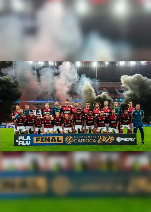 Imagem ilustrativa da imagem Flamengo vence Fluminense de novo e fatura bicampeonato carioca