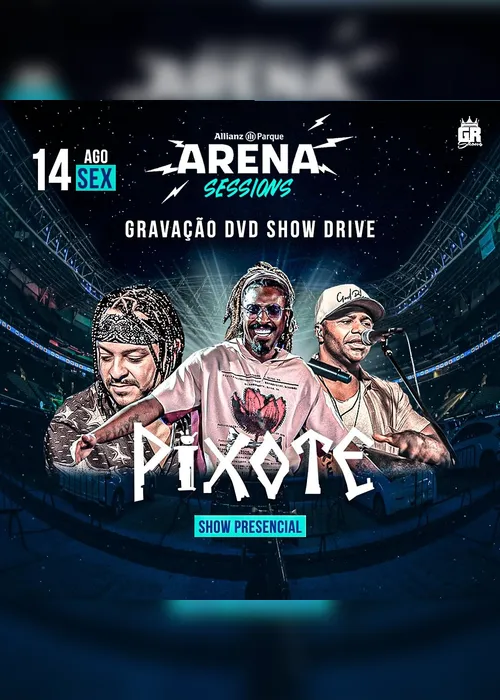 Imagem ilustrativa da imagem Grupo Pixote anuncia gravação de DVD na live drive in em SP, dia 14 de agosto!