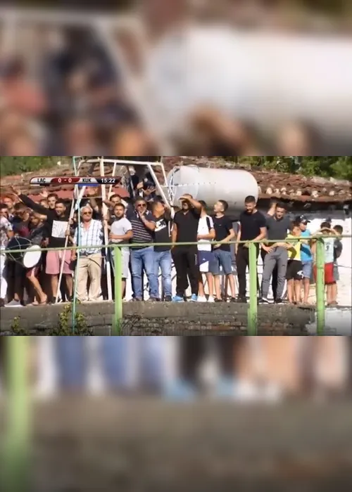 Imagem ilustrativa da imagem Capixaba na Albânia ficou surpreso com torcida na laje, em jogo sem público