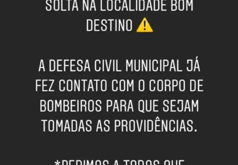 Prefeitura emite alerta à população de Iconha