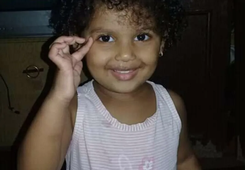 Angela Isadora Silva Gomes tinha 3 anos e morreu na terça-feira (30).
