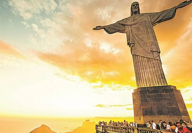 Cristo Redentor, no Rio de Janeiro.