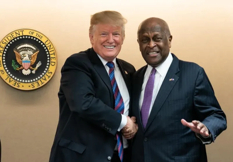 Donald Trump e Herman Cain