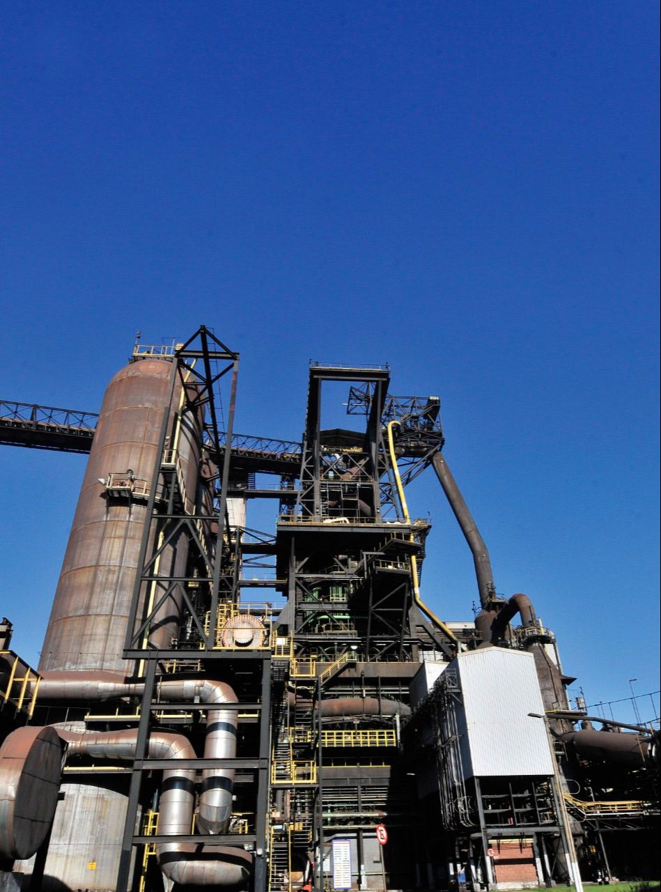Segundo alto-forno será religado neste mês (Foto: Divulgação / Arcelor Mittal)