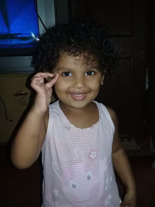Angela Isadora Silva Gomes tinha 3 anos e morreu na terça-feira (30). (Foto: Acervo Pessoal)