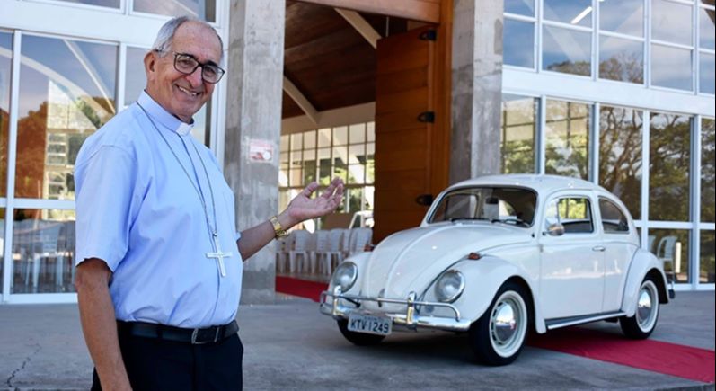 Rifa do fusca está marcada para novembro (Foto: Reprodução/ Site do Santuário Nossa Senhora da Saúde)