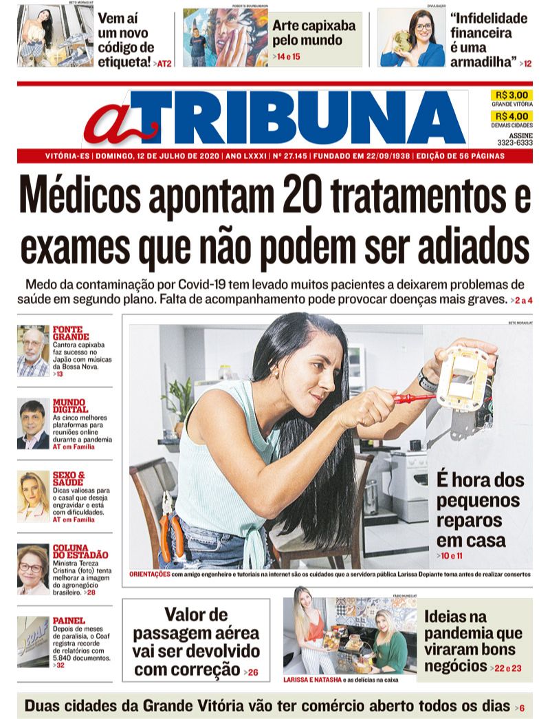 (Foto: Reprodução / Jornal A Tribuna)