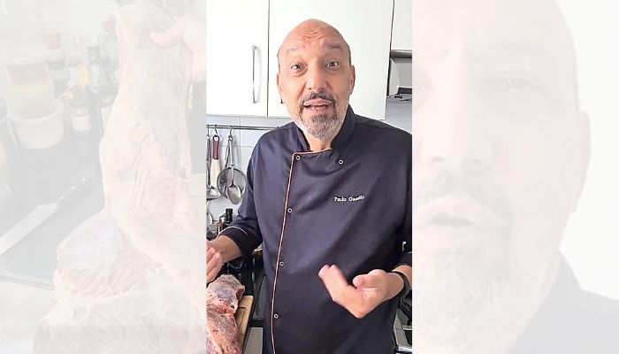 O chef de cozinha e professor de gastronomia Paulo Gaudio fez uma denúncia em sua rede social após adquirir um peça de carne no supermercado Carone, em Vitória (Foto: Divulgação)
