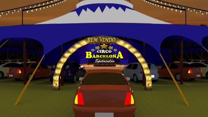 Modalidade Circo Drive-In (Foto: Divulgação/Circo Barcelona Spetacular)