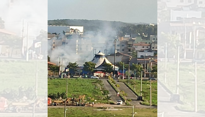 Circo pega fogo em Vila Velha (Foto: Divulgação)
